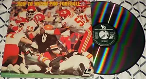 HOW TO WATCH PRO FOOTBALL 1981 OPA-86-515 NFL Laserdisc LD VG NOLL SHULA LANDRY - Foto 1 di 4