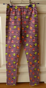 JAKO-O Leggings Gr. 128/134 bunt Streifen Früchte nicht gefüttert, NEU - Bild 1 von 3