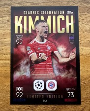 MATCH ATTAX EXTRA 2022/23 22/23 JOSHUA KIMMICH CLASSIC CELEBRATION LIMITED CL 1