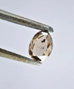 Natural diamond pear full cut brown si1 0.87tcw 4.5 x 3.1 x 1.7 mm for ring gift - Picture 1 of 9
