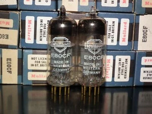 Mullard Valvo E80CF 7643 for McIntosh MR-67 65B 71 Platinum matched pair - Picture 1 of 8