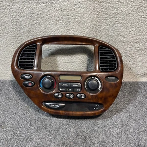 2003-2004 Toyota Sequoia Digital Climate Control Heater A/C 4WD Vents Bezel Wood - Picture 1 of 12