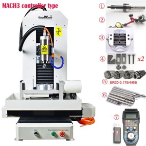 Steel CNC 5axis 3040 Router Engraver Milling Mach3 Servo Motor Cutting Carving - Picture 1 of 10