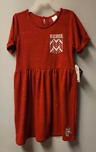 Colosseum Own the Stands MÄDCHEN Wisconsin Dachse kurzärmeliges Kleid NCAA - Bild 1 von 6
