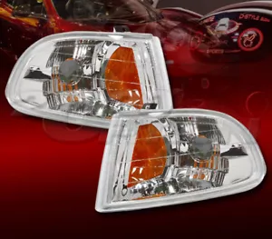 FOR 92-95 CIVIC 2DR 3DR HB EURO CLEAR LENS CORNER TURN SIGNAL LAMPS LIGHTS L + R - Picture 1 of 1