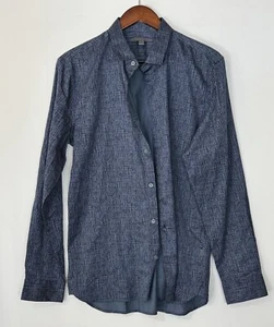 John Varvatos Collection Long Sleeve Cotton Shirt Size M  RETAIL $198 #229 - Picture 1 of 4