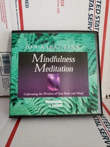 Jon Kabat Zinn Mindfulness Meditation (CD) Audiobook Good Used ~ #218 - Picture 1 of 2