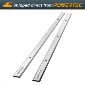 POWERTEC 128039 HSS Planer blades 12-1/2" for POWERTEC PL1250-PL1252-Set of 2 - Picture 1 of 7