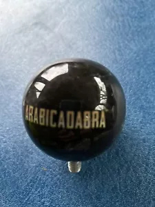 BELL'S BREWING ARABICADABRA TAP HANDLE TOPPER Ball Globe Craft Beer Coffee Stout - Picture 1 of 3
