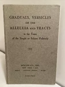 Graduals, Versicles of the Alleluia & Tracts, Tones of Simple or Solemn Psalmody - Picture 1 of 15