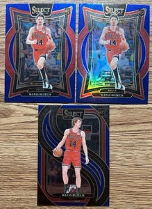 MATAS BUZELIS 2024-25 SELECT 3-CARD BONANZA/1 PRIZM BULLS!!! - Picture 1 of 2