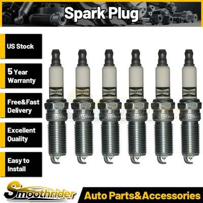 Champion Spark Plug 6pcs Spark Plug For Ford Explorer 2013 2014 2015 2016 2017 - Image 1 of 4