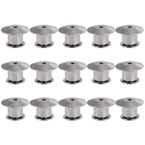 15 Pcs Pin Badge Locking Backs Professional Keeper Alloy Keepers - Picture 1 of 12