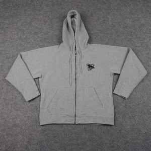 San Jose Sharks Hoodie Womens Small Gray NHL Hockey Zip Up Sweatshirt Antigua - Picture 1 of 11