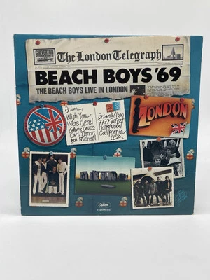 THE BEACH BOYS '69 LIVE IN LONDON LP VG+ VINYL RECORD CAPITOL SN16134 FREE SHIP - Image 1 of 4