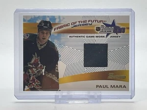 2002 Bowman Young Stars Hockey #FFJ-PM Paul Mara Phoenix Coyotes Jersey Patch - Picture 1 of 2