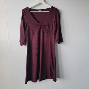 Horny Toad womens Rosalinda Dress size M V-neck 3/4 Sleeve - Picture 1 of 8