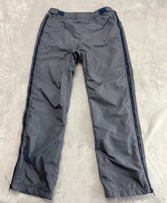 Винтажные зимние штаны Patagonia для взрослых средний размер серые с флисовой подкладкой на молнии по бокам сделано в США - Изображение 1 из 4