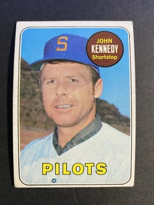 1969 Topps Baseball John Kennedy Seattle Pilots Baseball Card #631 (a) - Image 1 of 2