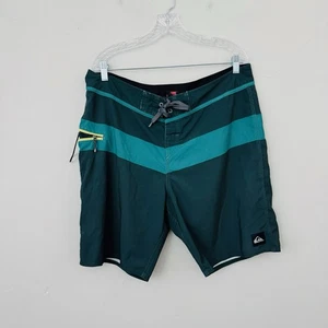 Quicksilver Boardshorts blau gestreift Herren Größe 38 " - Bild 1 von 10