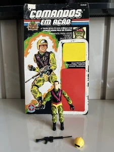 GI Joe Estrela Python Patrol Naja Pistoleiro Airbone Brazil Comando Acao Mint - Picture 1 of 7