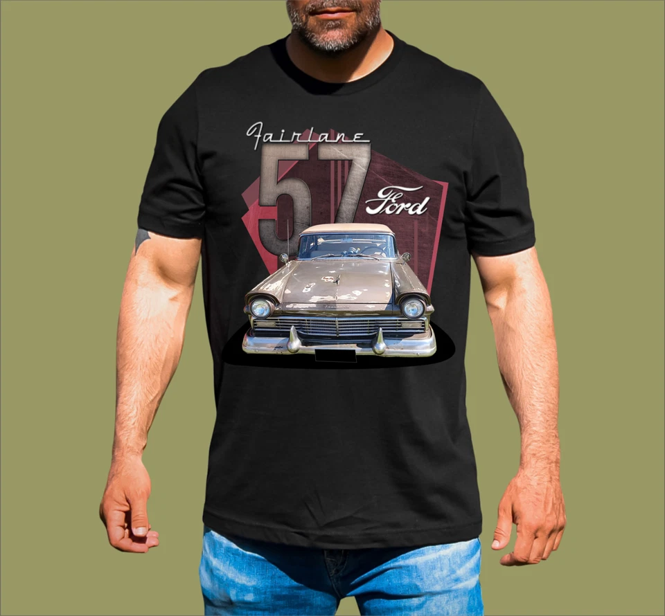 1957 FORD FAIRLANE 500  T-SHIRT - image 1 of 1