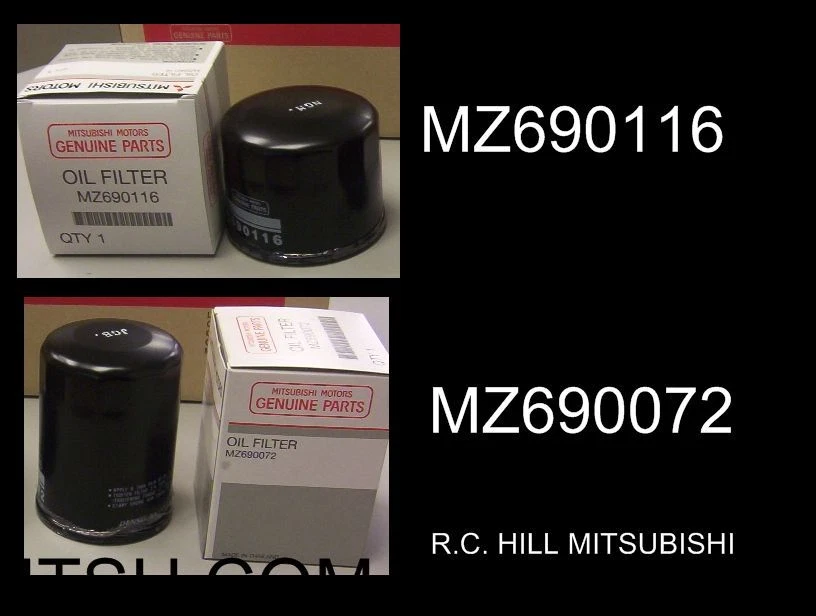 GENUINE OEM factory MITSUBISHI OIL FILTERS CASE OF 10 Foto 1 de 1