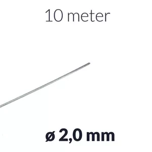 10m x Bowdenzugseil Innenzug ø2 mm für Moped, Motorrad - Seilzug Meterware - Bild 1 von 1