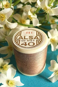 Splendid Alsa DMC Embroidery Thread Bobbin No. 40 Brown No. 841 - Picture 1 of 2