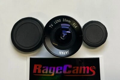 Japan 3.5mm 1:1.6 C-Mount Lens FishEye Manual Iris For Sony XC999 XC555 Camera - Image 1 of 2