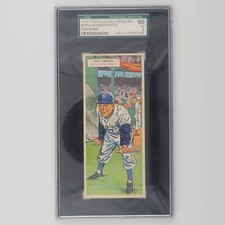 BILLY HERMAN/SANDY AMOROS | 1955 Topps Double Headers | Unperforated | SGC 5 EX