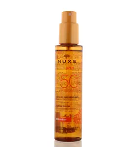 Nuxe Sonnenbräunungsöl LSF50 Gesicht & Körper 150ml - KOSTENLOSER VERSAND - Bild 1 von 3