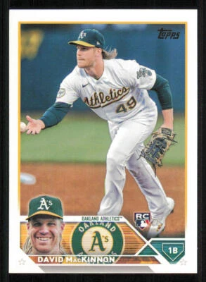 2023 Topps #276 David MacKinnon RC - Image 1 of 2