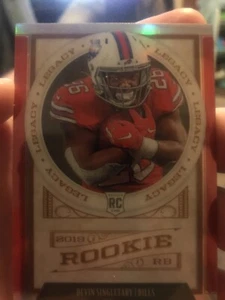 2019 Panini Chronicles Devin Singletary Legacy chrome Red refractor /99 - Picture 1 of 2