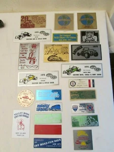 Dash Plaque Emblem Sign Collection, 1970s-1980s, Racing and Street Car Events - Picture 1 of 3