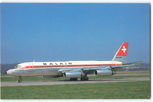 Postcard Airline BALAIR HB-ICH Convair 990A Coronado BUCHairCARD 8865 CC9.