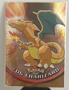 Pokémon Topps TV Promo FOIL Charizard #06 Series 1 HOLO Chrome
