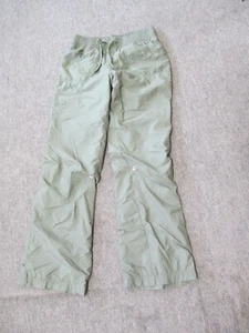 Girl's Old Navy Pull On Roll Up Nylon, Lined, Hiking Pants Green Size X-Large - Picture 1 of 4