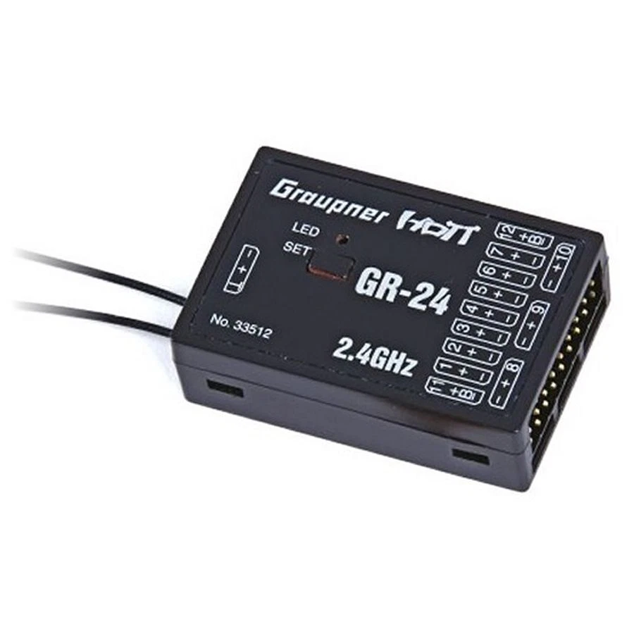 Graupner 33512 GR-24 HoTT - 2.4 GHz Empfänger 12 Kanäle - Bild 1 von 1