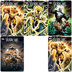 🕸️VENOM WAR (2024) #5 (JUEGO DE 5 CUBIERTAS) JUEGO COMPLETO CVR casi nuevo - Imagen 1 de 1