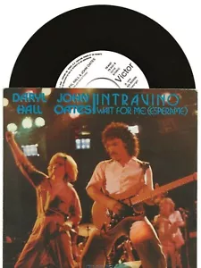 DARYL HALL & JOHN OATES INTRAVINO RARE WHITE LABEL SPAIN PROMO SINGLE - Picture 1 of 2
