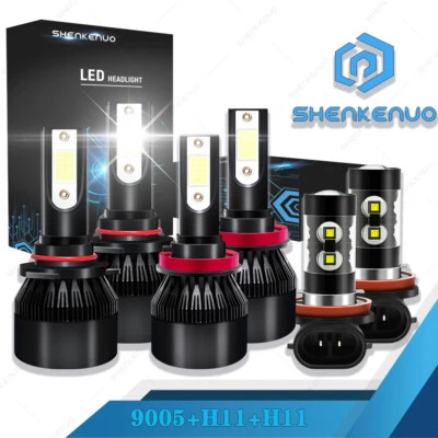 Kit de faros antiniebla LED 6000K para Nissan Quest 2004 2005 2006-2009 Foto 1 de 4