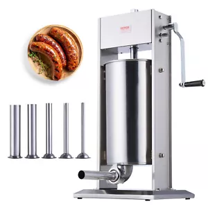 VEVOR Manueller Wurstfüller 15L Vertikale Wurstmaschine Edelstahl Wurst - Bild 1 von 12