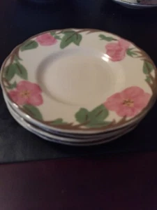 Franciscan Desert Rose Bread Butter Plates 4 - Picture 1 of 5