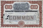 Tobacco Products Corporation, Virginia. 1926 (2 Shares) Stück-Nr. 22222 !!