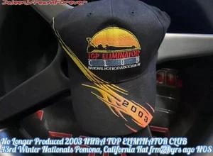 2003 K&N 43RD NHRA RACE TOP ELIMINATOR CLUB POMONA CALIF BASEBALL HAT CAP NOS - Picture 1 of 10