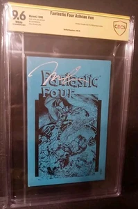 š„FANTASTIC FOUR ASH CAN JIM LEE AUTO CBCS 9.6 (22-05DCD5E-003) EXTREMELY RAREš„ - Picture 1 of 7