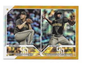 2023 Topps Update Series JARED KOENIG & ANDERSON ESPINOZA RCC Gold Foil #US265