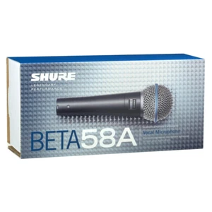 Shure Beta 58A Super Cardioid Dynamic Vocal Microphone AU - Picture 1 of 6
