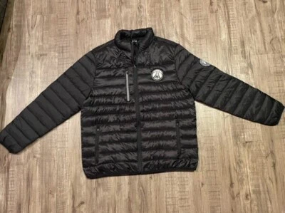 NBA Hombre’s Puffer Abrigo Hombre’s Talla Grande Negro NUEVO Foto 1 de 4